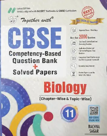 Rachna Sagar Together With CBSE Class 11 Biology Competency-Based Question Bank/Solved Papers 2026
