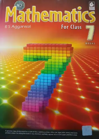 Bharati Bhawan RS Aggarwal Mathematics Book for Class 7 (Book-2)