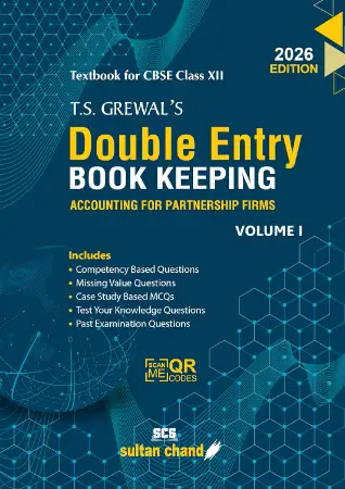 T.S. Grewal'S Double Entry Book Keeping - Accounting For Partnership Firms (Vol.1): Textbook for CBSE Class 12 (2026-27 Session)