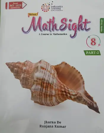 Indiannica Learning MathSight A Course In Mathematics Book 8 Part 2 (Latest Edition)