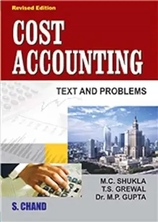 S.Chand Cost Accounting: Text and Problems